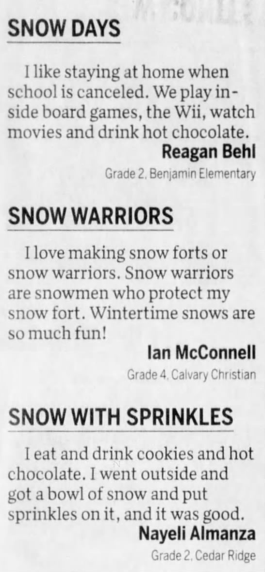 Snow Days